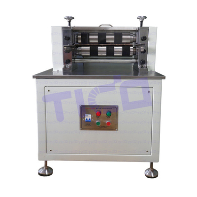 350 mm largeur de cellule cylindrique équipement de laboratoire électrode machine de découpe 1.1KW
