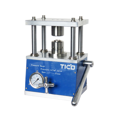 Équipement de laboratoire hydraulique pour cellules de pièces de monnaie Crémateur manuel de cellules de pièces de monnaie pour la série CR20xx