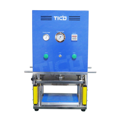 Équipement de laboratoire de cellules de poche semi-automatique électrode manuelle découpant AC110 220V optionnel