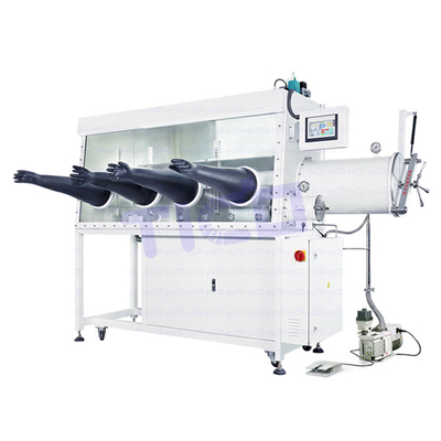 PLC sous vide boîte à gants chambre une section double poste de travail