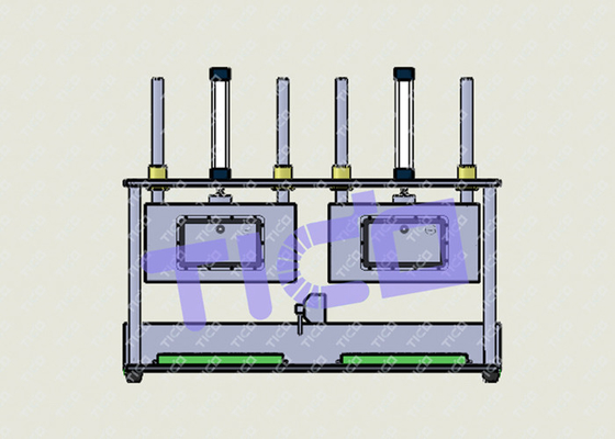 Machine de remplissage et de stationnement d'électrolyte sous vide pour la ligne pilote de la batterie au lithium-ion du laboratoire